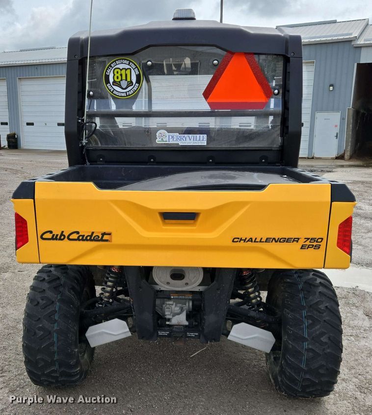 image for item EJ7524 2018 Cub Cadet Challenger 750 EPS utility vehicle