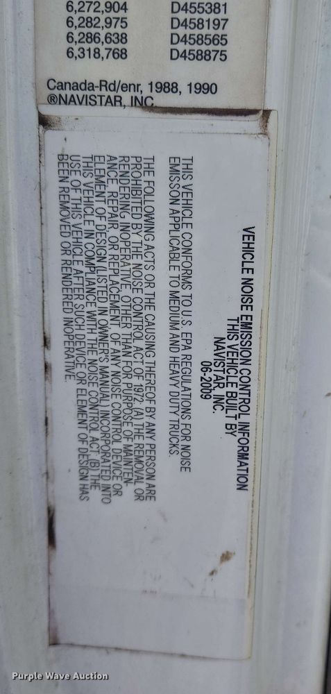 image for item EJ7525 2010 International 7400 WorkStar refuse truck