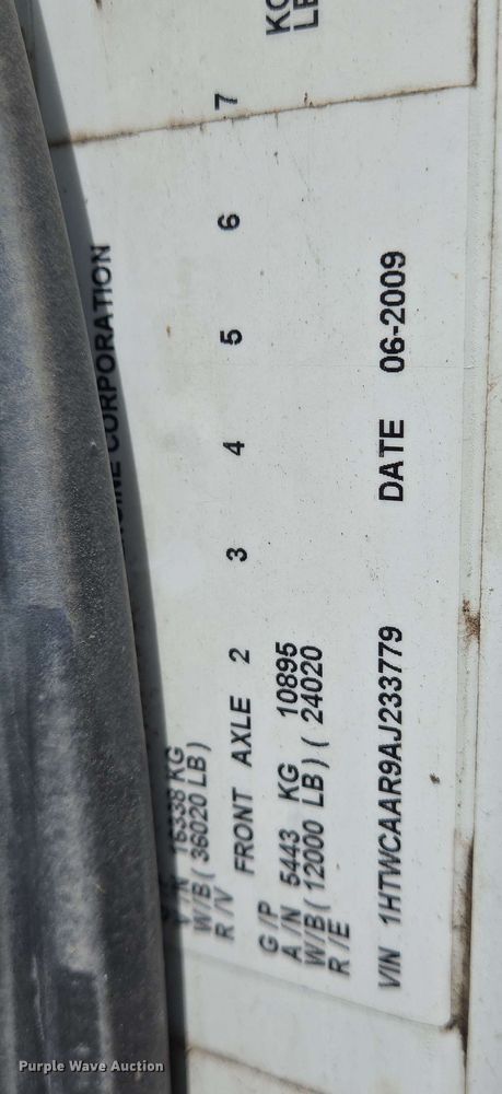 image for item EJ7525 2010 International 7400 WorkStar refuse truck