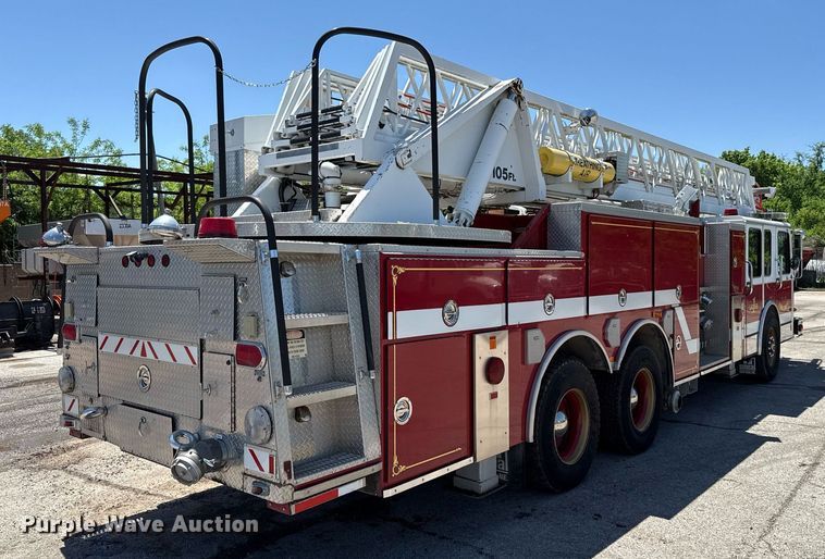 image for item EJ8709 1995 Spartan Gladiator ladder fire truck