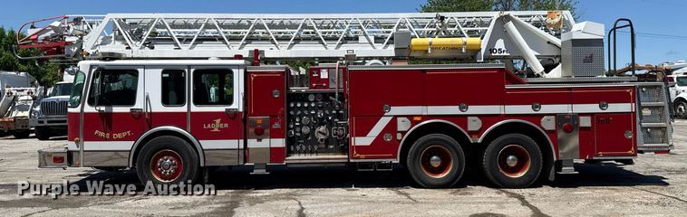image for item EJ8709 1995 Spartan Gladiator ladder fire truck