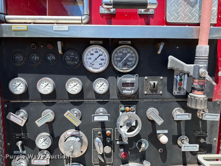 image for item EJ8709 1995 Spartan Gladiator ladder fire truck