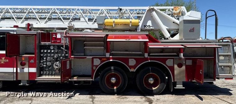 image for item EJ8709 1995 Spartan Gladiator ladder fire truck