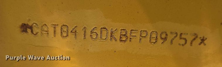image for item EJ8721 2004 Caterpillar 416D backhoe
