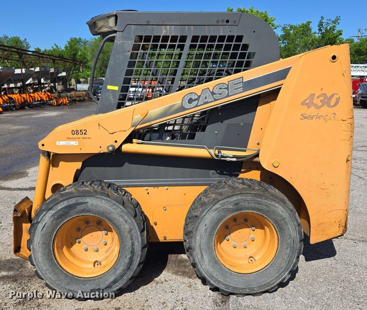 image for item EJ8726 2008 Case 430 Series 3 skid steer loader