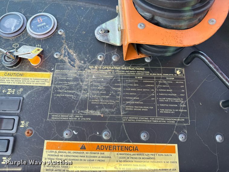 image for item EJ8727 2006 Jacobsen HR9016 lawn mower
