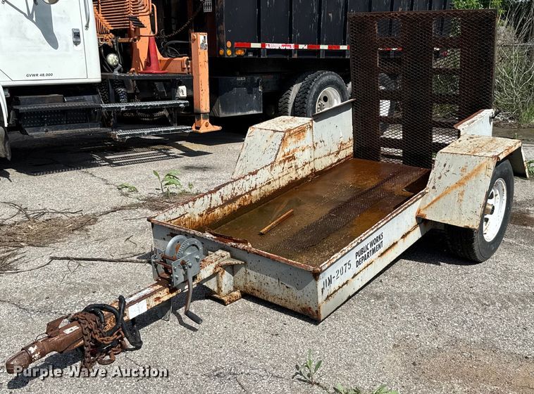 image for item EJ8728 Shop built  utility trailer