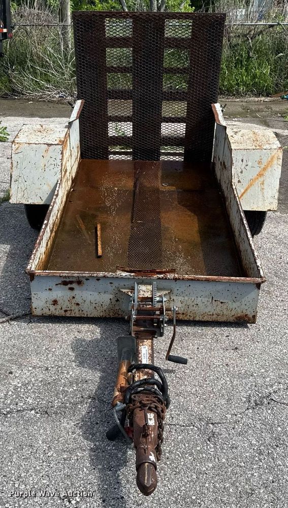 image for item EJ8728 Shop built  utility trailer