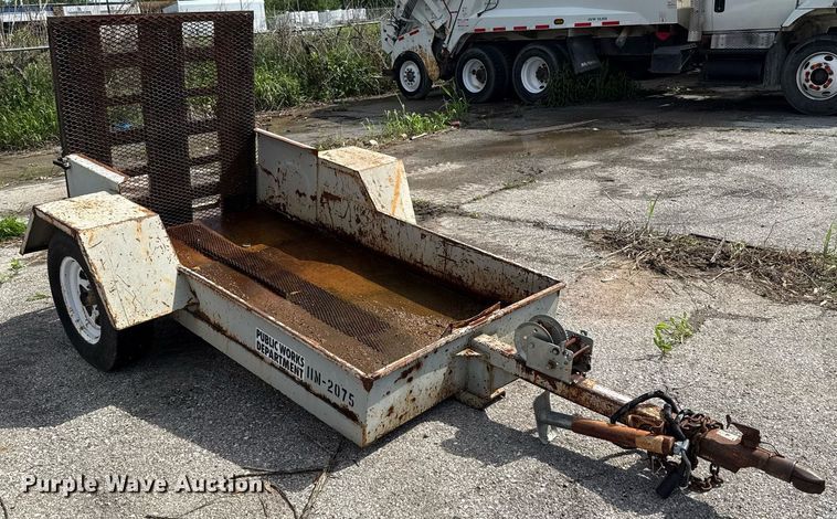 image for item EJ8728 Shop built  utility trailer