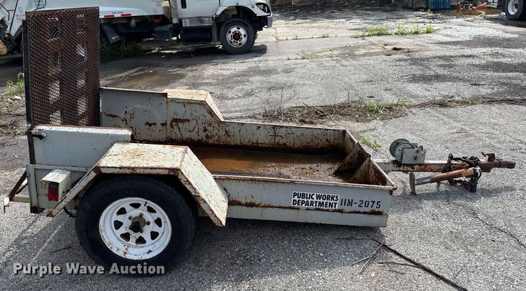 image for item EJ8728 Shop built  utility trailer