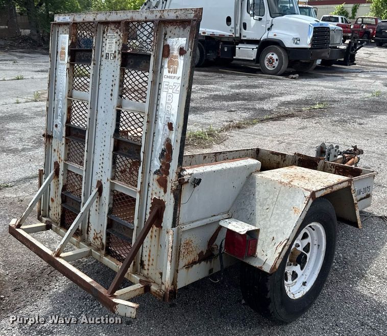 image for item EJ8728 Shop built  utility trailer