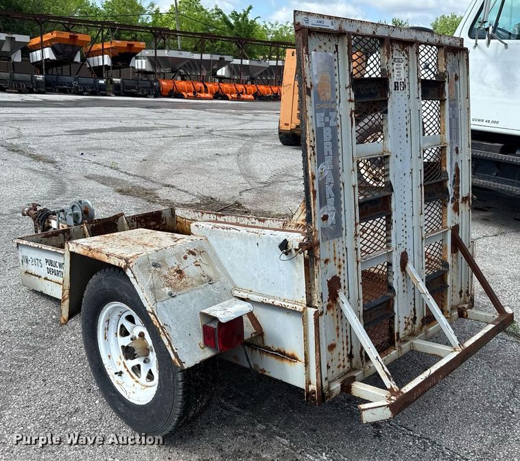 image for item EJ8728 Shop built  utility trailer