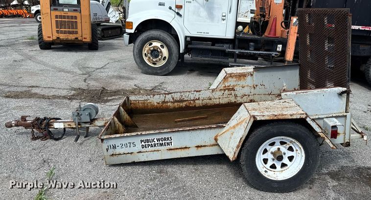 image for item EJ8728 Shop built  utility trailer