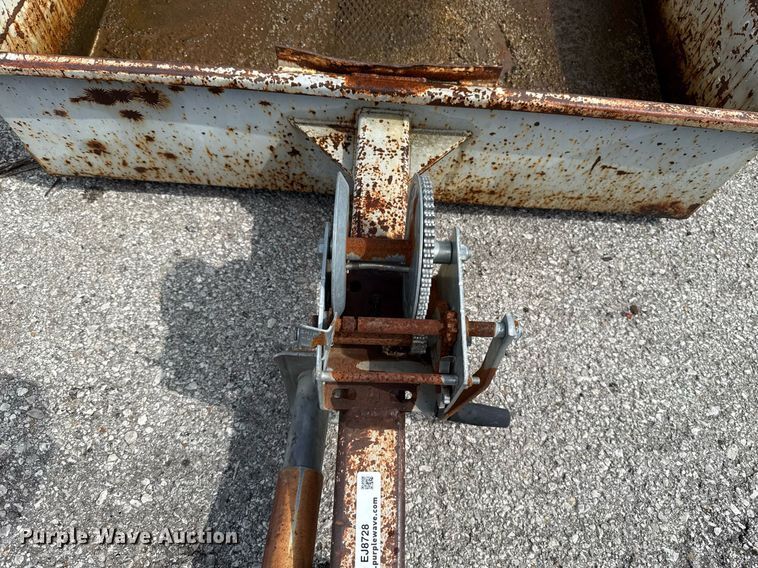 image for item EJ8728 Shop built  utility trailer