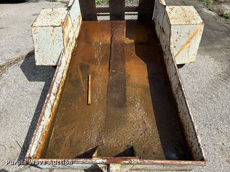 image for item EJ8728 Shop built  utility trailer