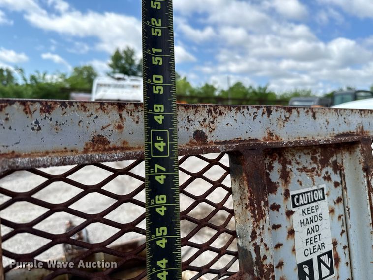 image for item EJ8728 Shop built  utility trailer