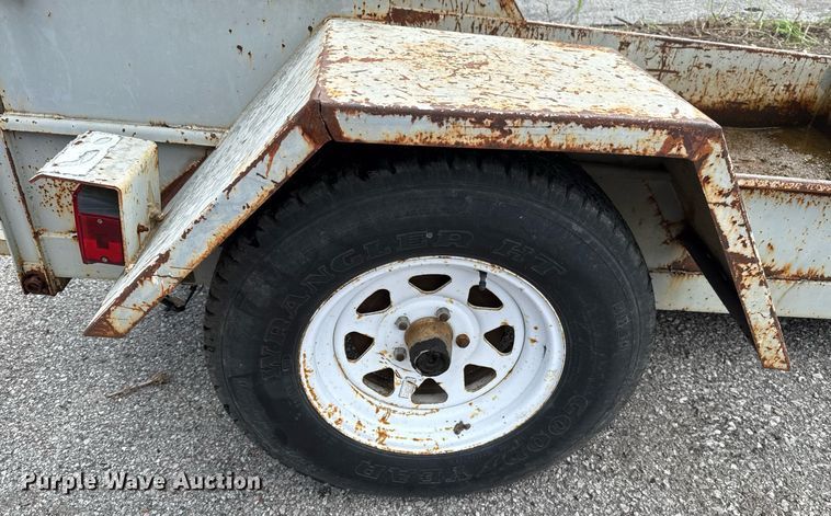 image for item EJ8728 Shop built  utility trailer