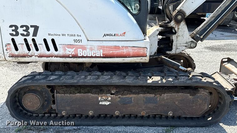 image for item EJ8729 2009 Bobcat 337G mini excavator