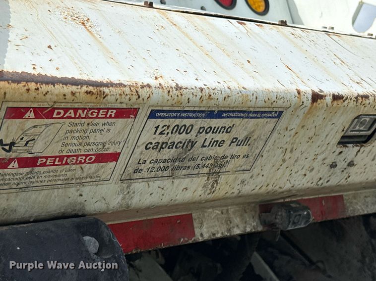 image for item EJ8731 2016 International 7400  refuse truck