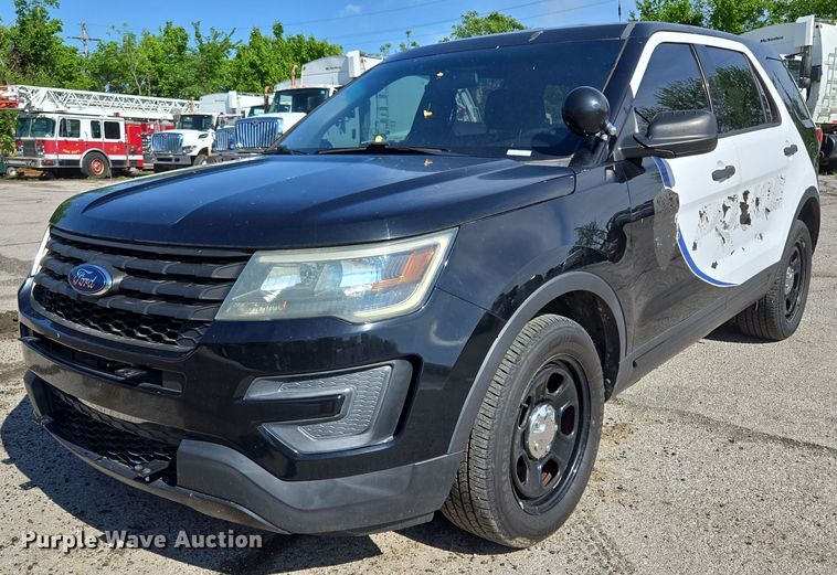 image for item EJ8734 2016 Ford Explorer Police Interceptor SUV