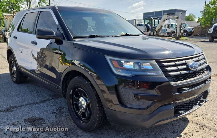 image for item EJ8734 2016 Ford Explorer Police Interceptor SUV