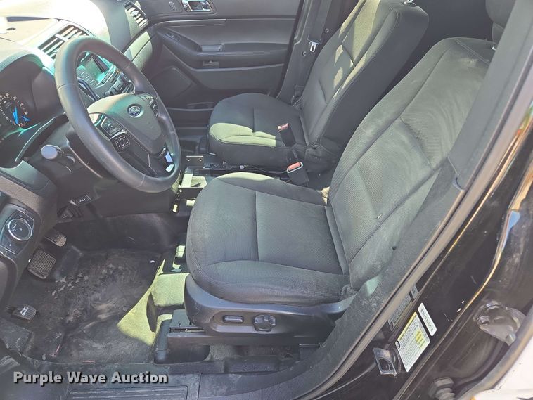 image for item EJ8734 2016 Ford Explorer Police Interceptor SUV