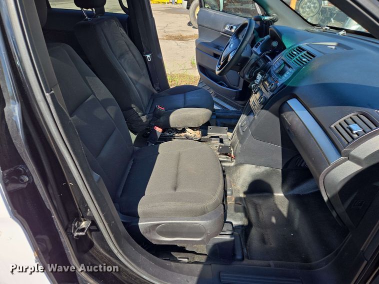 image for item EJ8734 2016 Ford Explorer Police Interceptor SUV