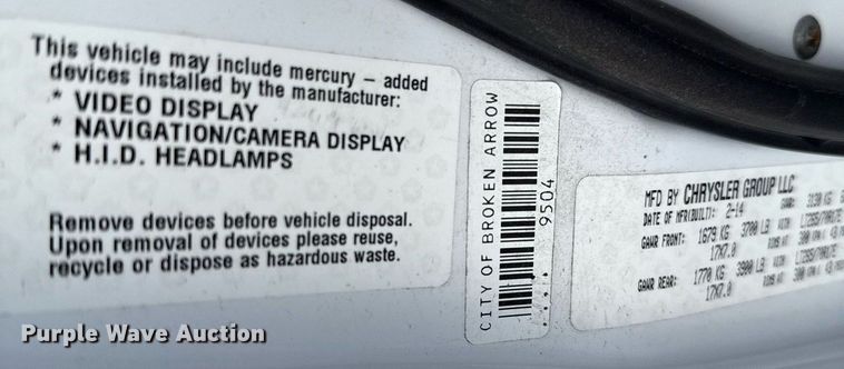 image for item EJ8735 2014 Dodge Ram 1500 Quad Cab pickup truck