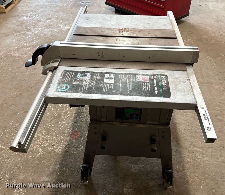 image for item EJ8744 Hitachi C10FL table saw
