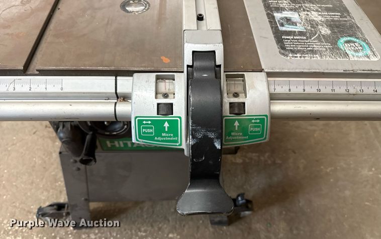 image for item EJ8744 Hitachi C10FL table saw