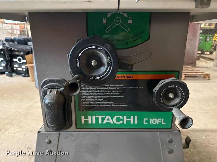 image for item EJ8744 Hitachi C10FL table saw