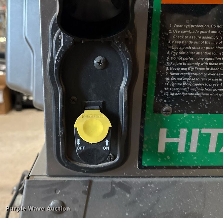 image for item EJ8744 Hitachi C10FL table saw