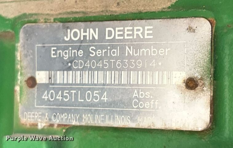 image for item EK2961 John Deere 6210 tractor