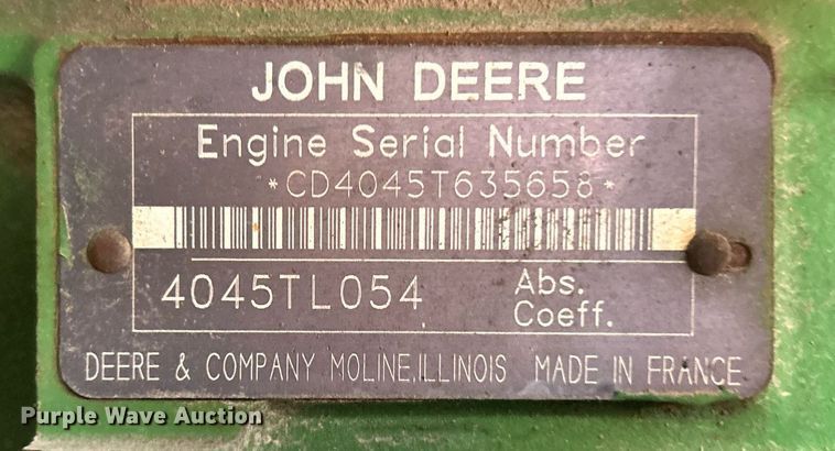 image for item EK2963 John Deere 6210 tractor