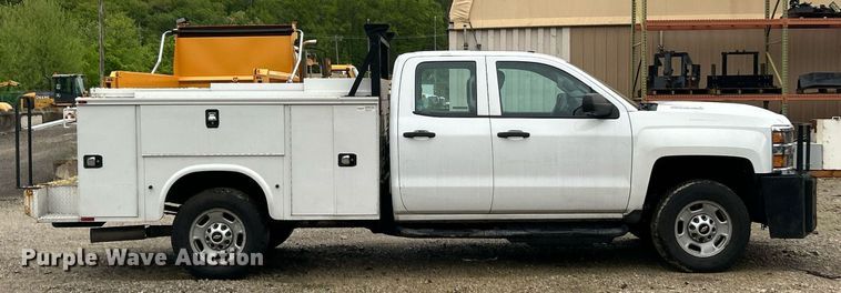 image for item EK8012 2018 Chevrolet Silverado 2500 LS Double Cab utility bed pickup truck