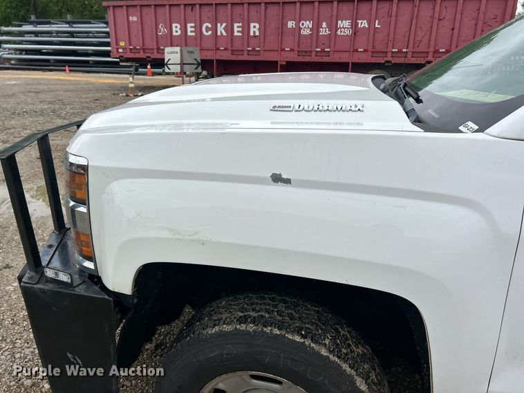 image for item EK8012 2018 Chevrolet Silverado 2500 LS Double Cab utility bed pickup truck