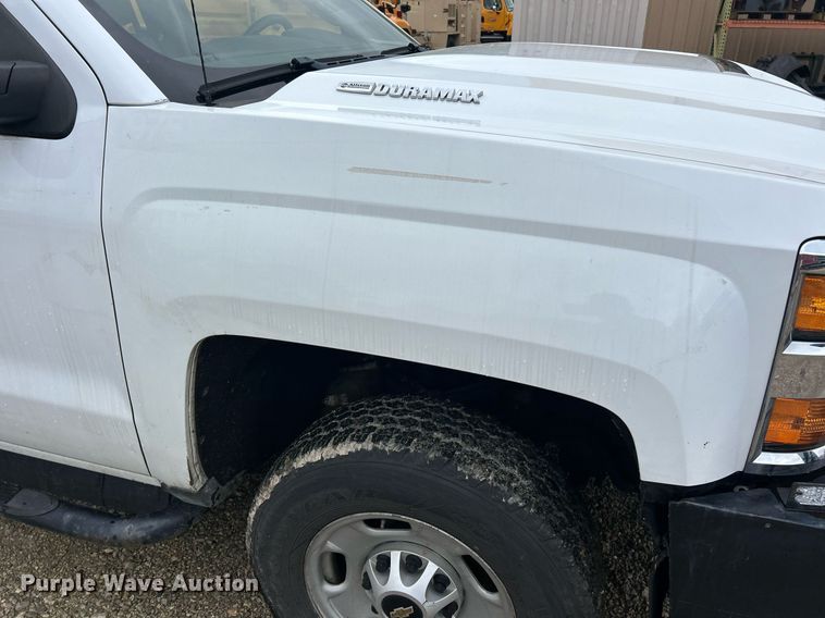 image for item EK8012 2018 Chevrolet Silverado 2500 LS Double Cab utility bed pickup truck