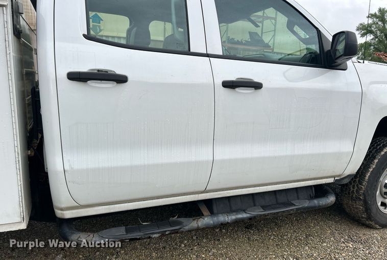 image for item EK8012 2018 Chevrolet Silverado 2500 LS Double Cab utility bed pickup truck