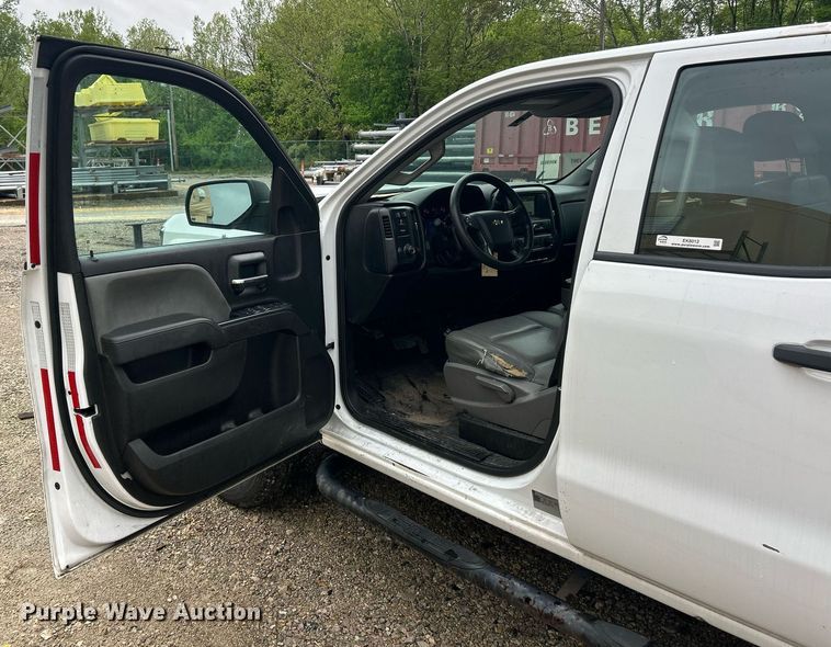 image for item EK8012 2018 Chevrolet Silverado 2500 LS Double Cab utility bed pickup truck