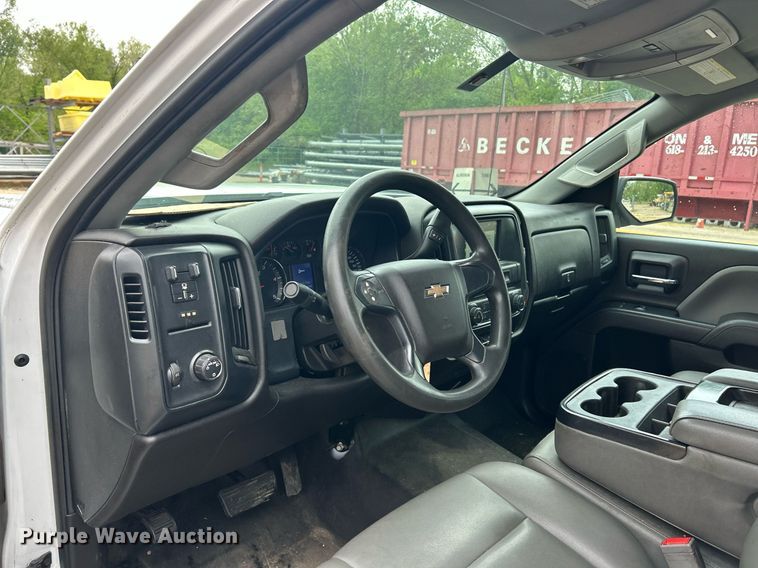 image for item EK8012 2018 Chevrolet Silverado 2500 LS Double Cab utility bed pickup truck