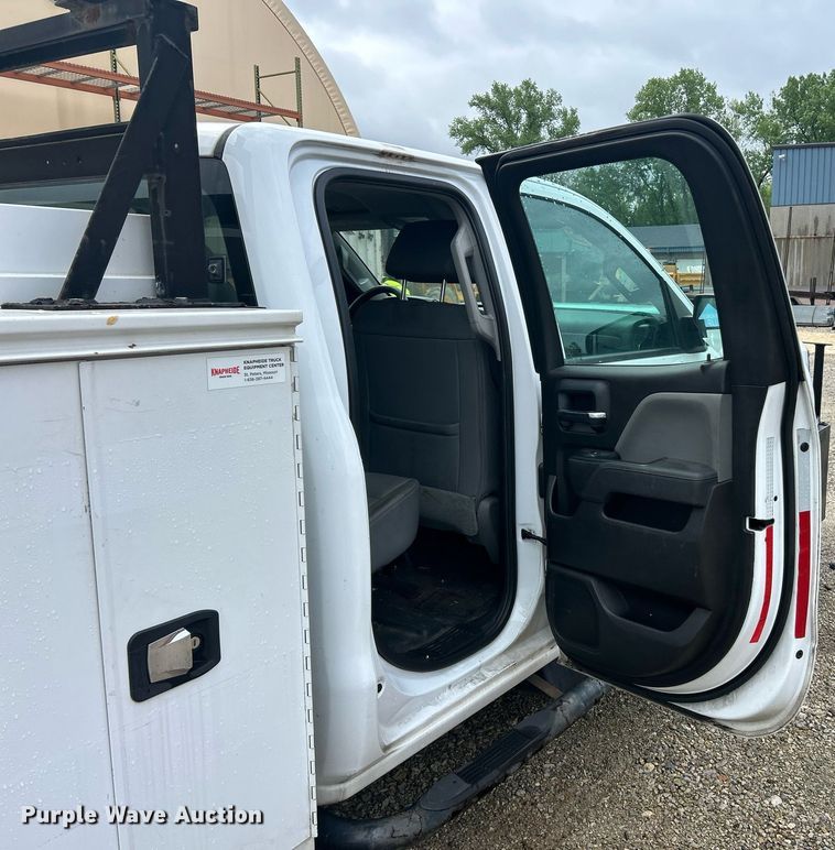 image for item EK8012 2018 Chevrolet Silverado 2500 LS Double Cab utility bed pickup truck