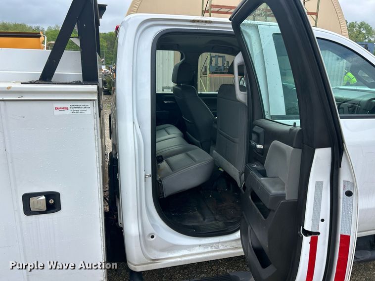 image for item EK8012 2018 Chevrolet Silverado 2500 LS Double Cab utility bed pickup truck