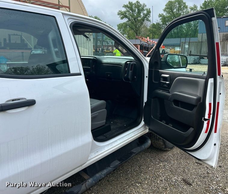 image for item EK8012 2018 Chevrolet Silverado 2500 LS Double Cab utility bed pickup truck