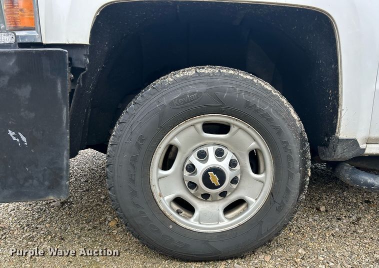 image for item EK8012 2018 Chevrolet Silverado 2500 LS Double Cab utility bed pickup truck