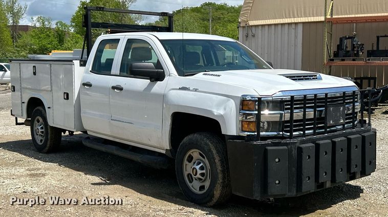 image for item EK8014 2017 Chevrolet Silverado 2500 LS Double Cab utility bed pickup truck
