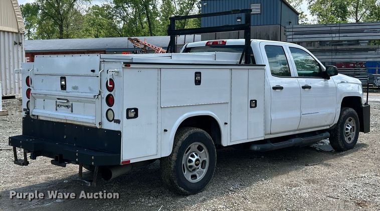 image for item EK8014 2017 Chevrolet Silverado 2500 LS Double Cab utility bed pickup truck