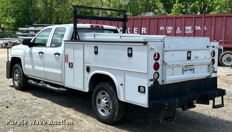 image for item EK8014 2017 Chevrolet Silverado 2500 LS Double Cab utility bed pickup truck