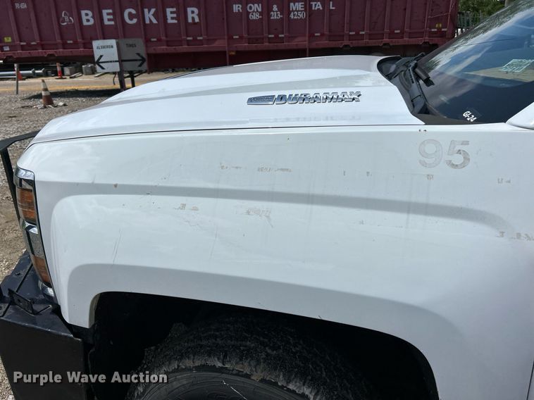 image for item EK8014 2017 Chevrolet Silverado 2500 LS Double Cab utility bed pickup truck