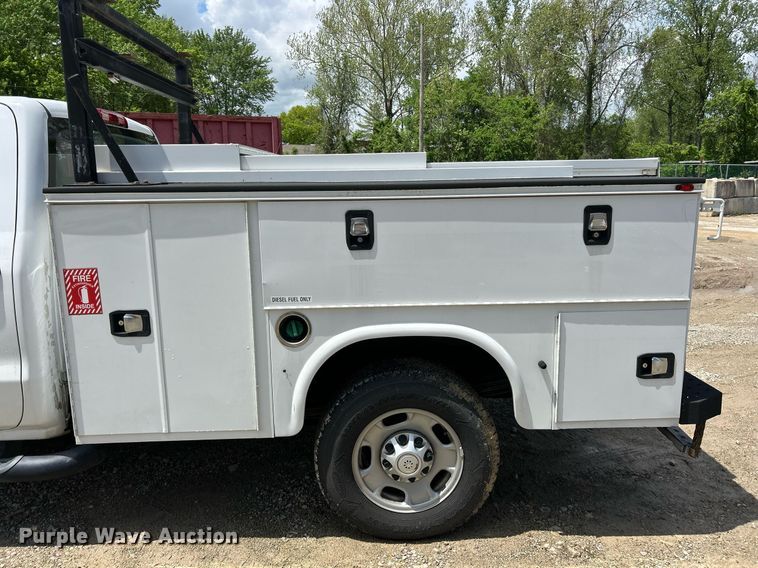 image for item EK8014 2017 Chevrolet Silverado 2500 LS Double Cab utility bed pickup truck