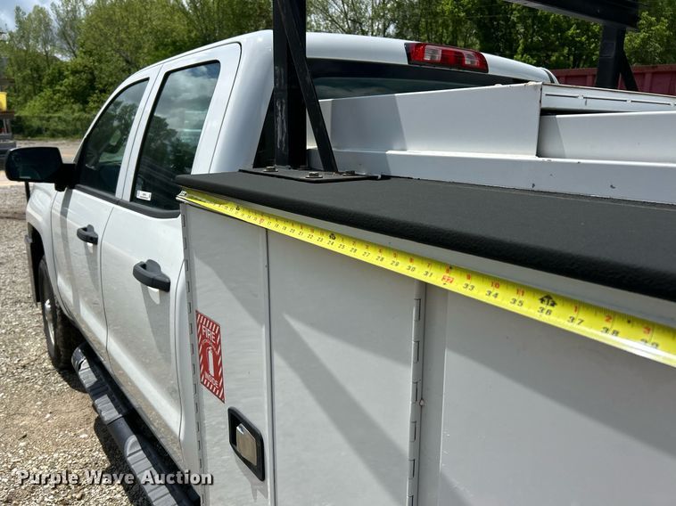 image for item EK8014 2017 Chevrolet Silverado 2500 LS Double Cab utility bed pickup truck